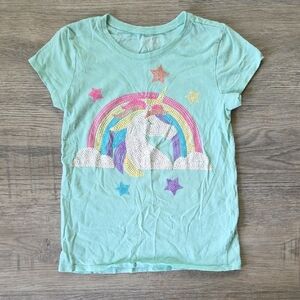 Place Green Short Sleeve Tees with Playful Pastel Graphics